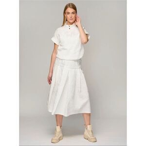 Nü Denmark Owami 2 Piece Top and Skirt in‎ White Size Small